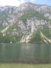 Bjergene ved Bohinjsko jezero er op til 1800 m høje