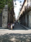Typisk gade i Havana