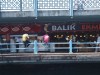 Galata broen med restauranterne